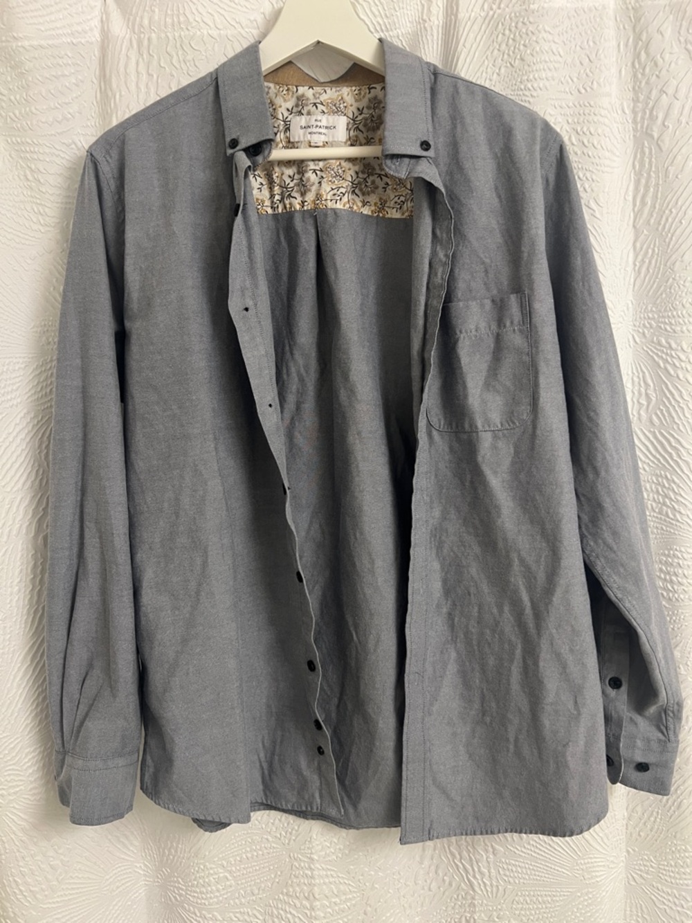 Lightweight Gray Shirt Jacket -